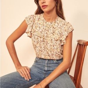 Reformation Rosemary Top